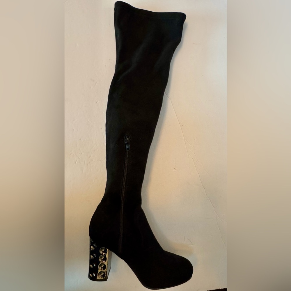 Carlos by Carlos Santana Black Over the Knee Boots